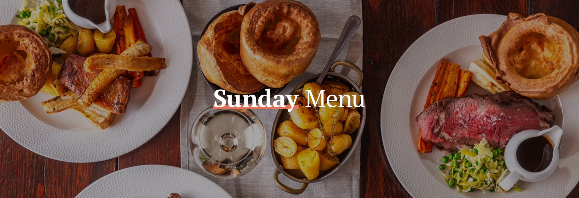 Sunday Menu at The Brandling Arms